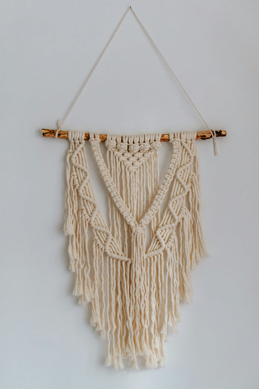 Bring Boho Charm Home with a Handwoven Macramé Wall Hanging
