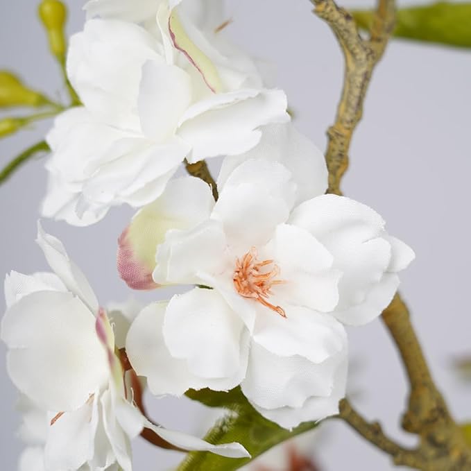 Srifoliage Artificial Plants Faux Greenery Eucalyptus Stems,Faux Branches for Vase Filler,Artificial Ficus Twig Branches Stems for Shop Garden Office Home Décor (4, Stem05)