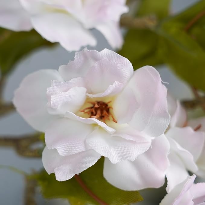 Srifoliage Artificial Plants Faux Greenery Eucalyptus Stems,Faux Branches for Vase Filler,Artificial Ficus Twig Branches Stems for Shop Garden Office Home Décor (4, Stems06)