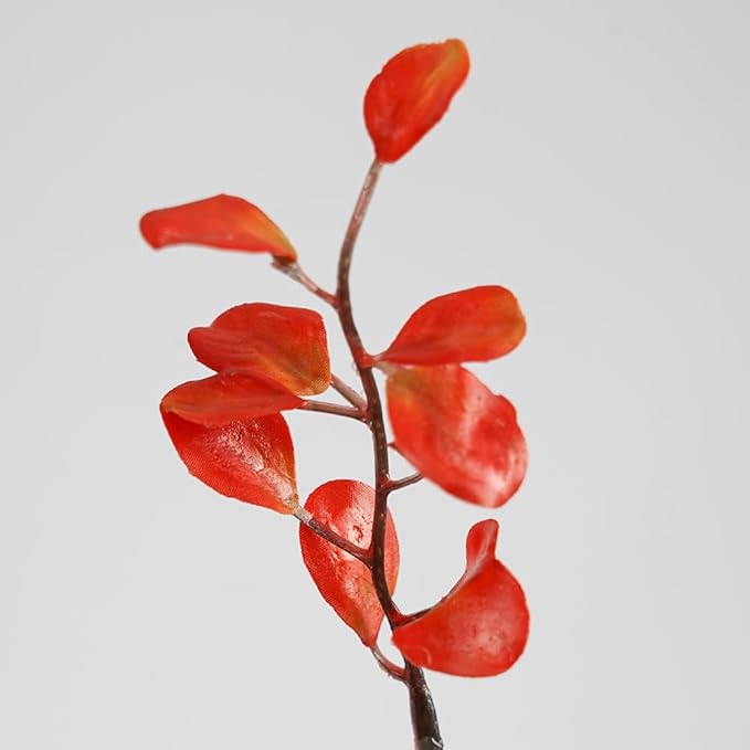 Srifoliage Artificial Plants Faux Greenery Eucalyptus Stems,Faux Branches for Vase Filler,Artificial Ficus Twig Branches Stems for Shop Garden Office Home Décor