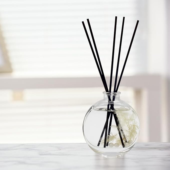 Reed Diffuser Sticks - 3mm Rattan Fiber Sticks for Essential Oil Aroma Diffuser, Long-Lasting Aroma Diffuser Replacement Sticks (100 Count), Brown