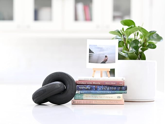 Rool Coffee Table Decor Items Coffee Table Books Decor Hardcover Book Shelf Decorative Objects Living Room Wood Knot Décor Black Décorations