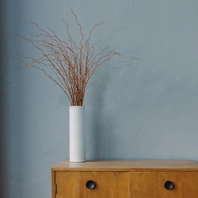 Srifoliage Artificial Plants Faux Greenery Eucalyptus Stems,Faux Branches for Vase Filler,Artificial Ficus Twig Branches Stems for Shop Garden Office Home Décor (6, Stems02)