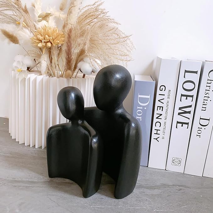 Katoonx Hugging Couple Statues Ceramic Lover Figurine Embrace Characters