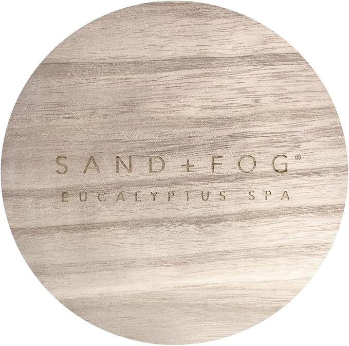 Sand + Fog Scented Candle - Eucalyptus Spa - Additional Scents and Sizes – 100% Cotton Lead-Free Wick - Luxury Air Freshening Jar Candles - Perfect Home Décor for Your Cocktail Table – 23 oz