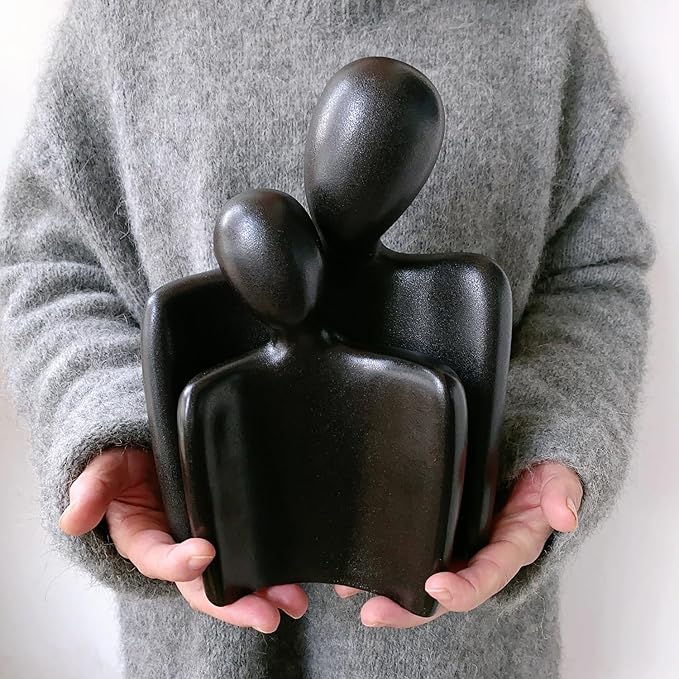 Katoonx Hugging Couple Statues Ceramic Lover Figurine Embrace Characters