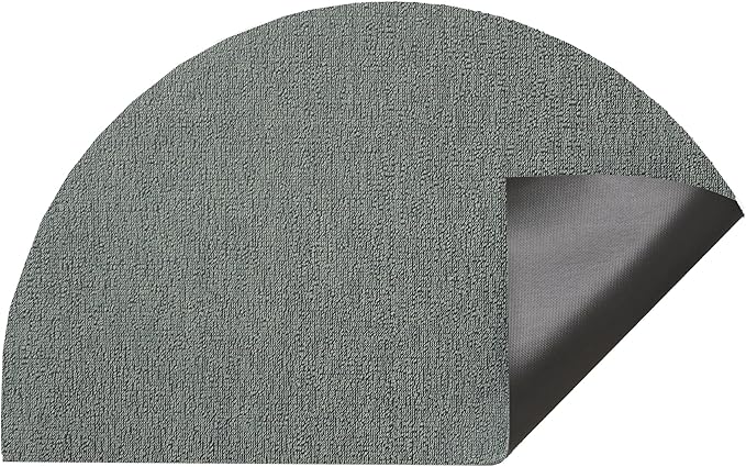 Chilewich Martha by Martha Stewart Heathered Shag Floor Mat in Abalone - 21”x36 - Easy Care Welcome Mat - Premium Indoor/Outdoor Rug for Entry, Kitchen, Bath, Pool with Weatherproof Backing