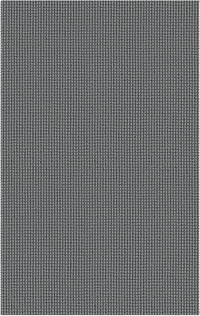 IOHOUZE Small Area Rug 2x3 Washable Woven Rugs for Entryway Non Slip Rubber Backed Front Door Rugs Indoor Doormat Throw Rug Floor Carpet for Entrance Kitchen, Dark Grey